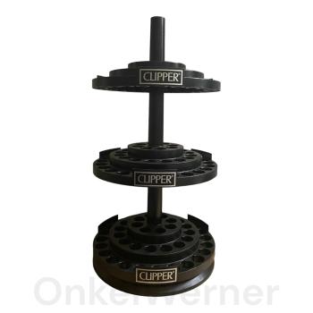 Clipper Karussell Clipper Feuerzeug Dreh Karussell Schwarz 144